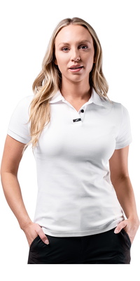Zhik Dames POL-0170-WHT Polo Van Pimakatoen. White