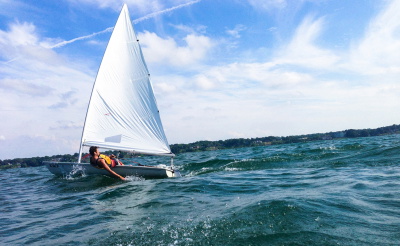 Dinghy sailor