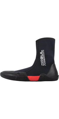 2026 GUL 5mm Power Ronde Teen Easy-Zip Neopreen Laarzen BO1306-B8 - Black