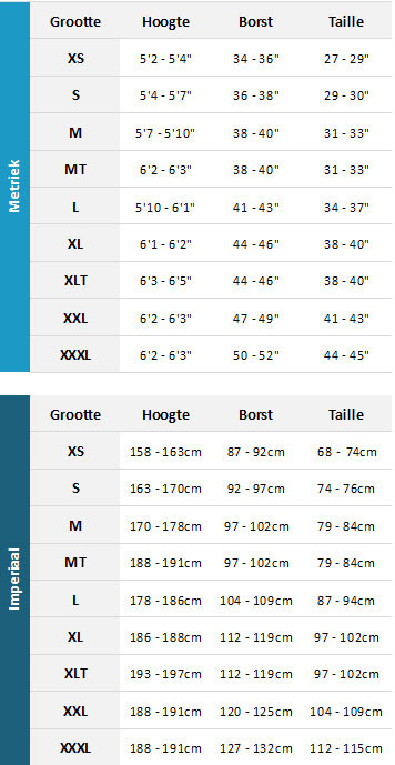 Gill Mens Jackets 19 Mens Matentabel