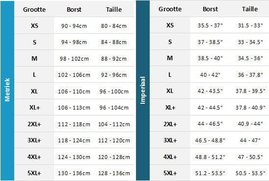 Jobe Neoprene Impact Vest 19 0 Matentabel