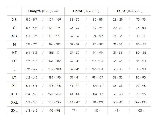 Mystic Mens Wetsuits 19 Mens Matentabel