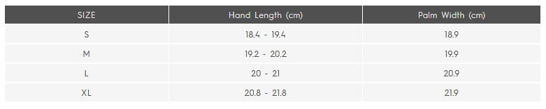 Quiksilver Mens Gloves 22 (image) 0 Matentabel